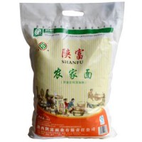 陕富陕西农家面粉家庭通用做包子馒头饺子面条中筋小麦粉10斤